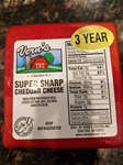Vern's Super Sharp 3 Year Cheddar